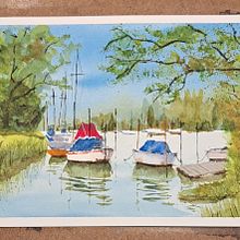 Meu projeto do curso: Pintura em aquarela de paisagens marinhas Ein Projekt aus dem Bereich Malerei, Aquarellmalerei und Naturalistische Illustration von marco_mtj - 10.06.2024