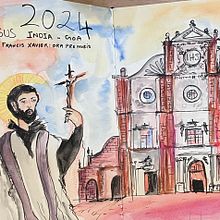 My project for course: Artistic Watercolor Sketching: Dare to Express Your Ideas. Traditional illustration, Sketching, Creativit, Drawing, Watercolor Painting, and Sketchbook project by Ronald Doggett - 06.03.2024
