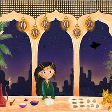 Meu projeto do curso: Jamin cooks in her daily life at home.. Digital Illustration, Children's Illustration, Digital Painting, and Picturebook project by Giovanna Julião - 05.11.2024