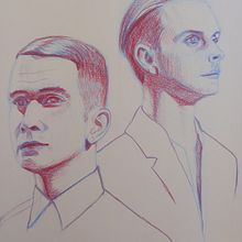 Retrato. Dibujo. Lapiz color. Un proyecto de Ilustración tradicional de carlos peñas - 10.05.2024