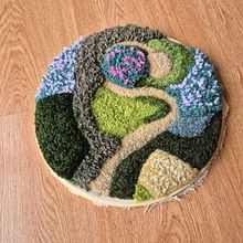 My project for course: Artistic wool cut for tapestries. Projekt z dziedziny  Haft,  Dekoracja wnętrz,  Tkactwo, DIY,  Haft pętelkow, Wzornictwo tekst i liów użytkownika Jo Ullah - 11.06.2024