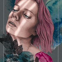Mój projekt z kursu: Rysowanie portretów z użyciem Procreate. Een project van Traditionele illustratie, Vectorillustratie, Digitale illustratie y  Portrettekening van dadajamajka - 11.06.2024