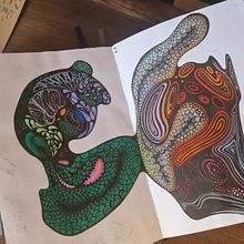 Neurographics . Un projet de Illustration traditionnelle, Créativité , et Carnet de croquis de Hannah Davies - 12.06.2024
