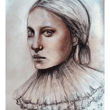 My project for course: Classical Portrait Drawing: The Renaissance Man’s Method. Fine Arts, Sketching, Drawing, Portrait Drawing, Realistic Drawing, and Artistic Drawing project by Laura Di Stefano - 06.12.2024