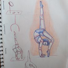 Meu projeto do curso: Desenho da figura humana em poses expressivas. Fine Arts, Sketching, Drawing, Sketchbook, and Figure Drawing project by Thaísa Antunes Gonçalves - 06.10.2024