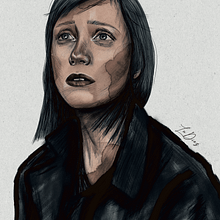 Mi proyecto del curso: Retrato ilustrado con Procreate. Traditional illustration, Vector Illustration, Digital Illustration, and Portrait Drawing project by Lourdes Diaz - 06.12.2024