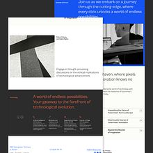 Endless Tech website. UX / UI, Design interativo, Web Design, e Mobile Design projeto de Daniel Santinhos - 12.06.2024