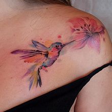 Mi proyecto del curso: Técnicas de tatuaje estilo acuarela: arte sobre piel. Traditional illustration, Painting, Watercolor Painting, and Tattoo Design project by Jorge Giovanni Boniche Boniche - 01.01.2024