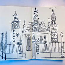 Mi proyecto del curso: Diario ilustrado: llena tu sketchbook de vivencias. Traditional illustration, Sketching, Drawing, Sketchbook & Ink Illustration project by lolu0508 - 06.13.2024