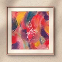Un apostrofo rosa. Acr, and lic Painting project by fabrizia_lap - 06.14.2024
