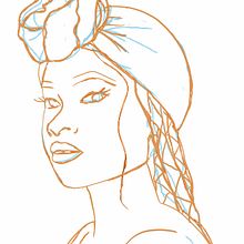 My project for course: Digital Portraits in Procreate with Graphical Elements. Digital Illustration, Portrait Drawing, and Figure Drawing project by bwrightart1 - 06.14.2024