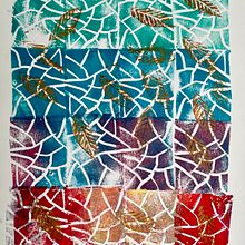 My project for course: Sketchbooking with Handmade Stamps. Traditional illustration, Pattern Design, Printing, Sketchbook, and Engraving project by rayna_cil - 06.14.2024