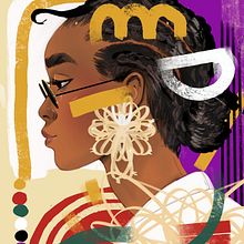 My project for course: Digital Portraits in Procreate with Graphical Elements. Un projet de Illustration numérique, Dessin de portrait , et Dessin anatomique de Asya Griga - 14.06.2024