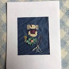 Mi proyecto del curso: Bordado en relieve con la técnica de encaje con nudos  Ein Projekt aus dem Bereich Traditionelle Illustration, H, werk, Stickerei, Weben und Textildesign von Alejandra Balanzario G - 15.06.2024