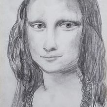 Mona Lisa / La Gioconda (Мона Лиза / Джоконда). Un proyecto de Ilustración tradicional, Dibujo de Retrato y Dibujo de Milada Šejnohová - 15.06.2024