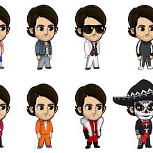 Animatable Character Designs / Builds / Costumes for Narcos Idle Cartel and Idle Empire Of Crime. Un projet de Conception de personnages , et Jeux vidéo de shahrozart - 16.06.2024