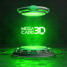 Megacadd3D . Advertising, 3D, Br, ing, Identit, and Graphic Design project by María Teresa Salas - 01.24.2024