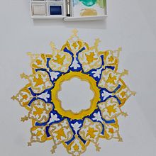 My project for course: Introduction to Islamic Art: Create Biomorphic Patterns. Painting, Pattern Design, Drawing, Watercolor Painting & Ink Illustration project by Sadaf Zamir - 06.16.2024