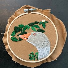 Mon projet du cours :  Peinture à l'aiguille : brodez des portraits d'animaux. Un progetto di Ricamo di decouvertecrypto - 17.06.2024