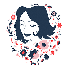 Meu projeto do curso: Retrato ilustrado com elementos botânicos. Ilustração tradicional, Ilustração digital, Ilustração botânica, e Desenho digital projeto de Bruna Medeiros - 15.06.2024