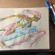 Mi proyecto del curso: Sketchbook fantástico: dibuja personajes desde la imaginación. Traditional illustration, Creativit, Drawing, and Sketchbook project by David Brito - 06.19.2024