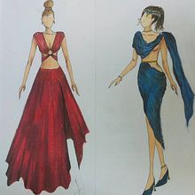 My project for course: Fashion Sketch Illustration. Traditional illustration, Sketching, Fashion Design, Digital Drawing, and Fashion Illustration	 project by Miss Norasa Prabsamorachai - 06.19.2024