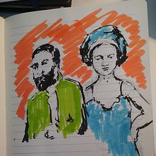 My project for course: Intro to Portrait Sketching: Draw in Real-Time. Projekt z dziedziny Sketching,  R, sunek, Portret,  R, sunek atramentem, R i sowanie kredkami użytkownika rlvbr - 19.06.2024