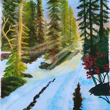 I miei primi studi con acrilico e carta. Un progetto di Pittura e Pittura acrilica di Arianna M - 19.06.2024