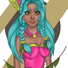 Mi proyecto del curso: Retrato de personajes femeninos con Procreate. Traditional illustration, Digital Illustration, and Digital Drawing project by Beatriz Martínez García - 06.19.2024