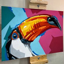 Mi proyecto del curso: Pintura acrílica estilizada: explora el color y la forma. Projekt z dziedziny  Malarstwo, Malarstwo akr i lowe użytkownika Armando Ledezma - 17.06.2024