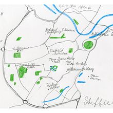 My project for course: Illustrated Map Creation: Reflecting a City's Essence. Traditional illustration, Infographics, Drawing, Digital Illustration, and Digital Painting project by zuka_artdesign - 06.20.2024