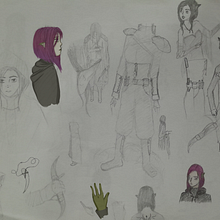 Meu projeto do curso: Desenhos de fantasia em grafite e aquarela: um guia prático. Projekt z dziedziny Projektowanie postaci,  Malarstwo, R, sunek ołówkiem,  R, sunek i Malowanie akwarelą użytkownika amandavzf - 20.06.2024