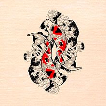 Mi proyecto del curso: Técnicas de color para tatuajes. Traditional illustration, Drawing, Digital Illustration, Tattoo Design, and Digital Drawing project by Valeria María Expósito Francisco - 06.20.2024