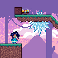 Escenario en Pixeles: Magical del mar. Un proyecto de Videojuegos, Pixel art, Diseño de videojuegos, Desarrollo de videojuegos, Animación 2D y Animación 3D de geminineart - 17.06.2024
