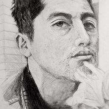 #ilustrArístides #DesignGetstheBestofMe 🪩✌🏽(: Mi proyecto del curso: Retrato realista con lápiz de grafito. Traditional illustration, Fine Arts, Sketching, Pencil Drawing, Drawing, Portrait Drawing, Realistic Drawing, Artistic Drawing, and Figure Drawing project by ilustrArístides - 06.19.2024