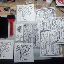 Mi proyecto del curso: Grabado contemporáneo en linóleo. Traditional illustration, Arts, Crafts, Fine Arts, Printing & Ink Illustration project by Enrique Juarez - 06.21.2024