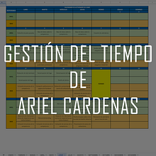 Mi proyecto del curso: Técnicas de gestión del tiempo para creadores y creativos. Consultoria criativa, Marketing, e Gestão e produtividade projeto de Ariel Alejandro Cárdenas Gutiérrez - 29.06.2024