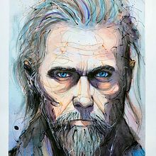 Mein Abschlussprojekt für den Kurs: Artistische Aquarellporträts. Un progetto di Belle arti, Pittura, Pittura ad acquerello e Disegno di ritratti di Hanspeter Stünzi - 23.06.2024
