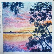 Il mio progetto del corso: Pittura di paesaggi marini ad acquerello. Painting, Watercolor Painting, and Naturalistic Illustration project by Claudia Foroni - 06.24.2024