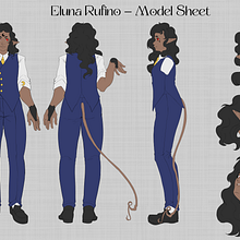 Projeto Final: Model Sheet OC. Character Design, Comic, Manga, and Digital Illustration project by Júlia Pereira - 06.24.2024