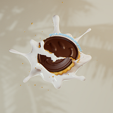 Happy cookie. Un proyecto de Modelado 3D, 3D y Diseño 3D de Eva Rodríguez Solís - 24.06.2024