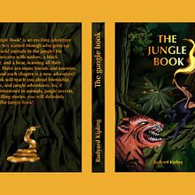 illustrations for the cover of the book "The Jungle Book». Un progetto di Illustrazione tradizionale, Character design, Collage, Illustrazione digitale, Rilegatura e Illustrazione infantile di Aleksandra Lolaeva - 08.06.2024