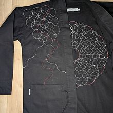 Another project for course: Introduction to Japanese Sashiko Stitching. Un progetto di DIY, Ricamo, Fiber Art, Textile Design, Upc e cling di Vlad Hrechka - 25.06.2024