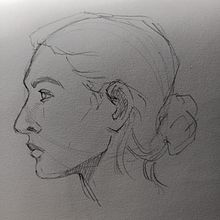 Mi proyecto del curso: Dibujo anatómico para principiantes. Fine Arts, Sketching, Pencil Drawing, Drawing, Realistic Drawing, and Figure Drawing project by Ana Méndez Flores - 06.26.2024