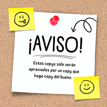 Mi (súper) proyecto del curso: Copywriting para copywriters. Advertising, Cop, writing, Stor, telling, and Communication project by Ana - 06.26.2024