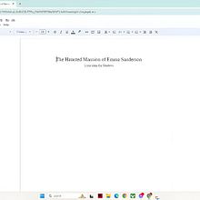 The Haunted Mansion of Emma Sanderson. Un progetto di Scrittura, Creatività, Stor, telling, Narrativa, Scrittura di narrativa fiction e Scrittura creativa di Kulay Ganzon - 30.12.2023