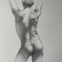 Mein Abschlussprojekt für den Kurs: Zeichnung der menschlichen Figur in Bewegung . Artes plásticas, Esboçado, Desenho a lápis, Desenho, e Desenho realista projeto de erikwill2008 - 27.06.2024