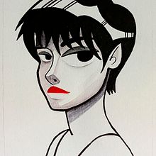 Portrait Sketch. Traditional illustration, and Character Design project by Valentino Mendoza - 06.27.2024