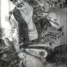 Homenagem ao primo Richard C.Machado. Character Design project by Antonio Augusto - 06.28.2024