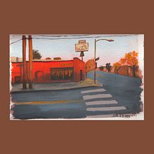 My project for course: Gouache Sketchbook: Painting Your Surroundings. Fine Arts, Painting, Sketching, Architectural Illustration, Sketchbook, and Gouache Painting project by Diana - 06.19.2024